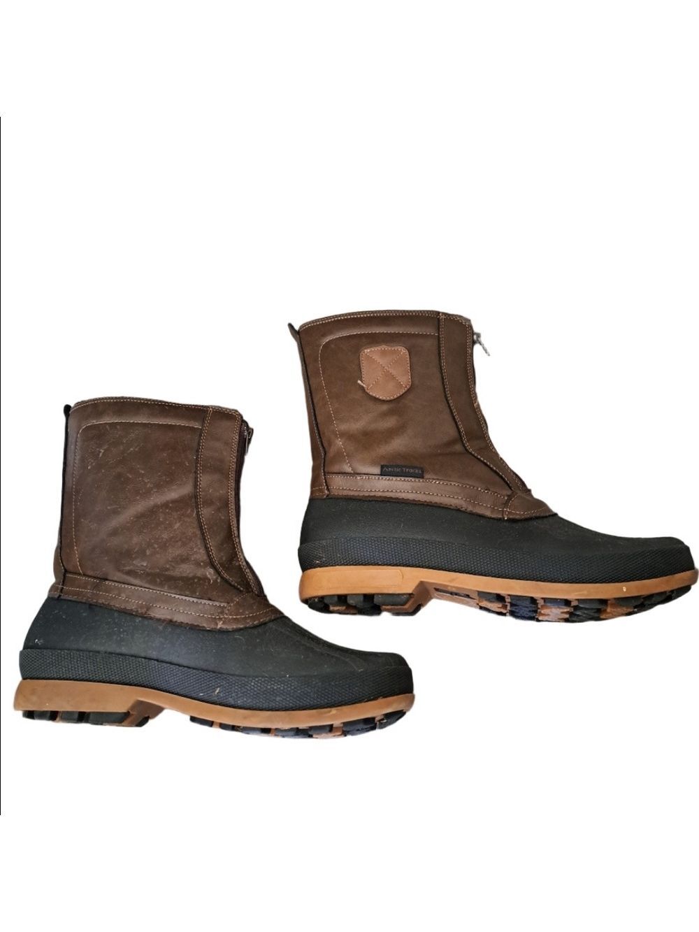 ARCTIC TRACKS mens Winter Slip On Boots  Muckers CANADA zip Fleece Lined 8